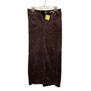 Maeve The Colette corduroy cords brown pants wide leg women's size 29 P NEW NWT